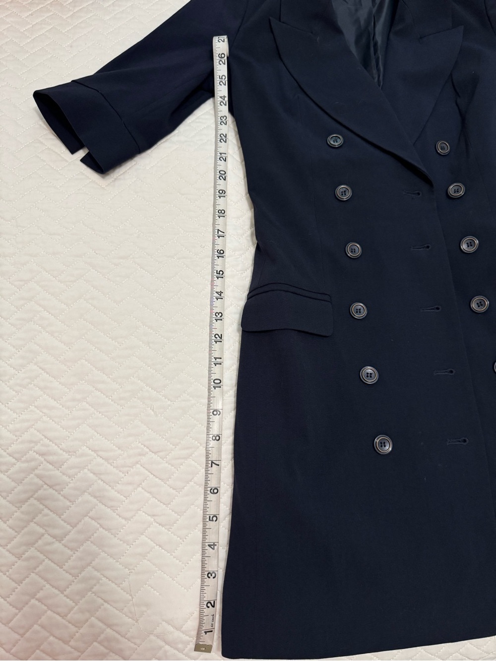 VENUS Navy Blue Mini Business Jacket Dress - Picture 12 of 13